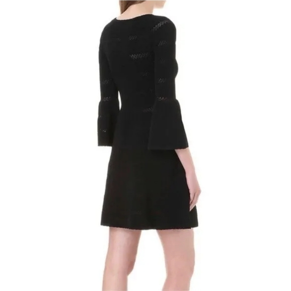 Sandro Paris Carmen Knit Black Dress - Picture 3 of 12